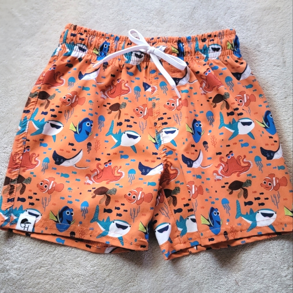 Nemo print swim trunks - 4/5T